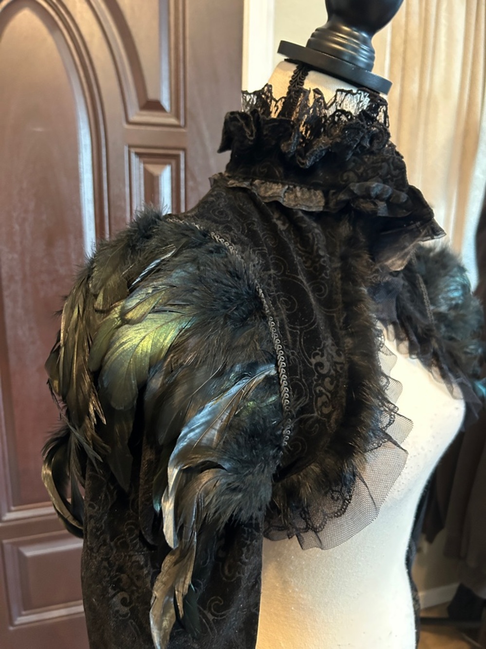 Witchy Goth Steampunk Bolero Shrug - Picture 4 of 12